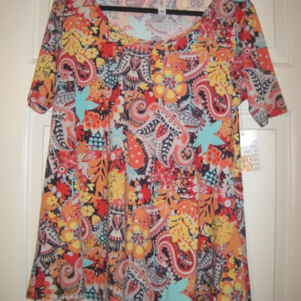 Lularoe Paisley Perfect Tee